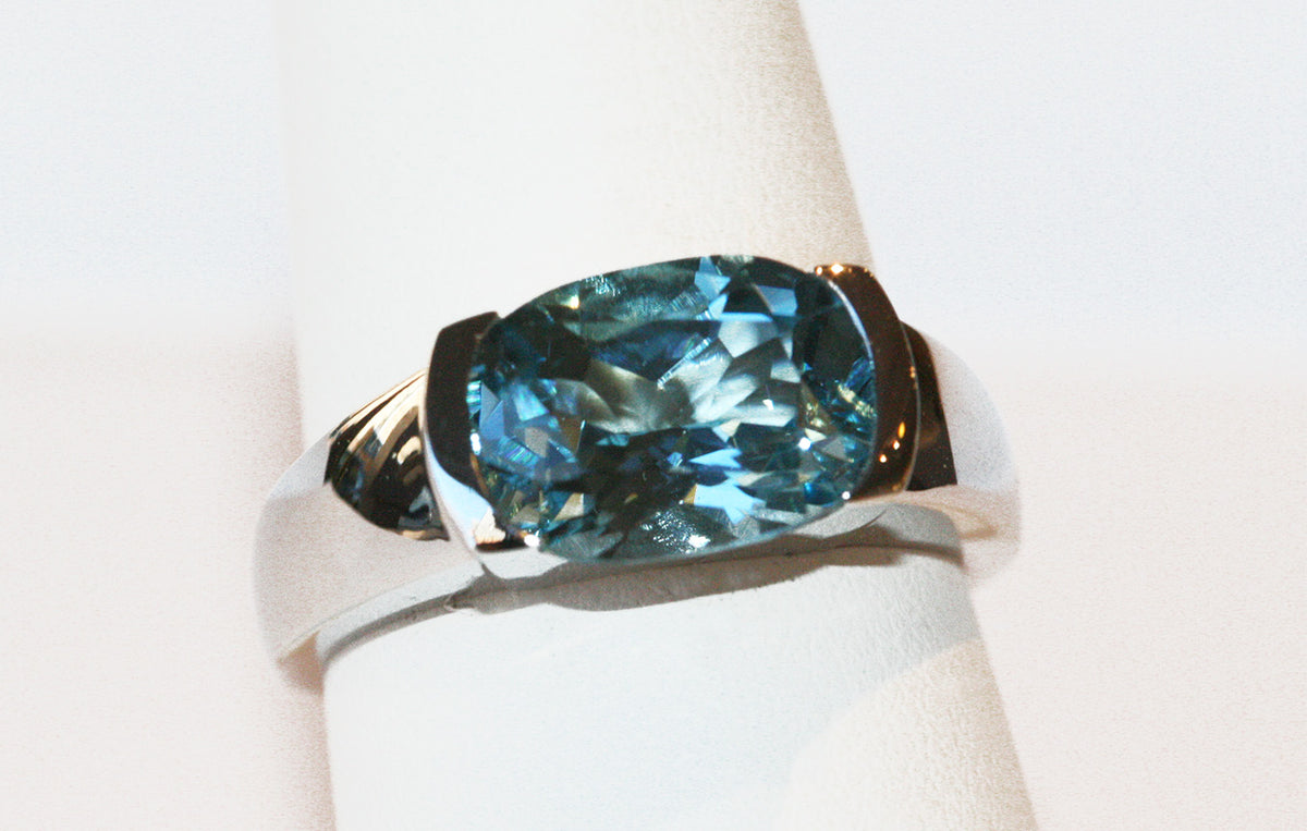 Blue topaz hot sale ring prouds