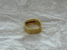 Load image into Gallery viewer, DS Ruby channel ring
