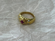 Load image into Gallery viewer, DS Ruby and diamond ring
