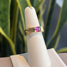 Load image into Gallery viewer, DS Square Pink Tourmaline Soft Square Ring
