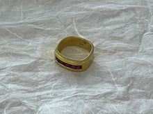 Load image into Gallery viewer, DS Ruby channel ring
