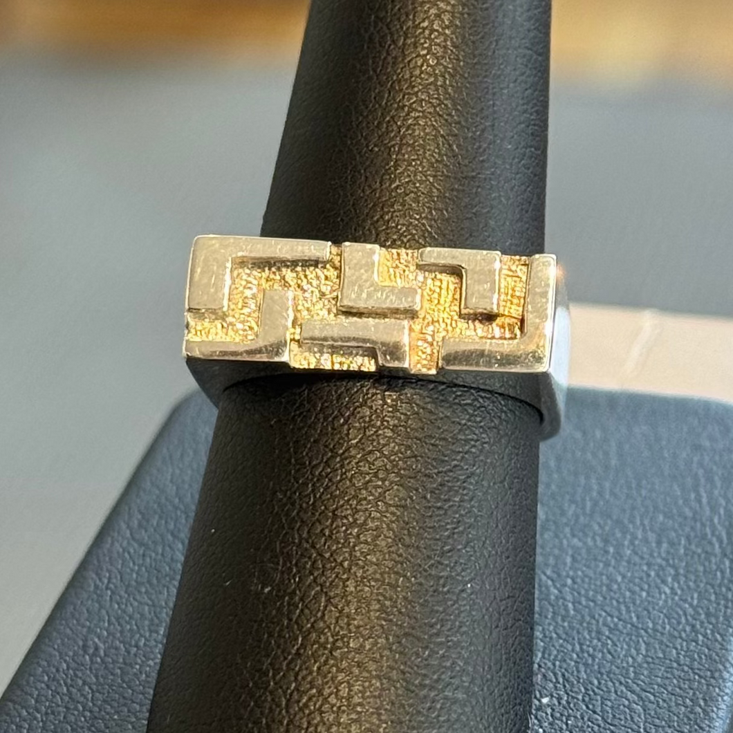 DS Sterling Silver L Ring