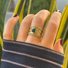 Load image into Gallery viewer, DS Cigar Band with Green Tourmaline
