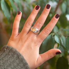Load image into Gallery viewer, DS Silver Wide Dome Ring
