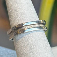 Load image into Gallery viewer, DS White Gold Square Ring
