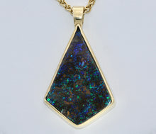 Load image into Gallery viewer, DS Gold Boulder Opal Pendant

