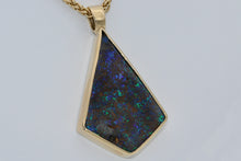 Load image into Gallery viewer, DS Gold Boulder Opal Pendant
