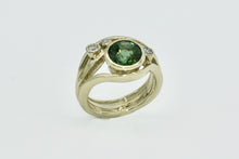 Load image into Gallery viewer, DS Green Tourmaline Diamond Ring
