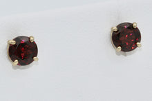 Load image into Gallery viewer, DS Rhodolite Garnet Stud Earrings
