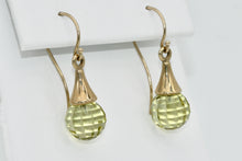 Load image into Gallery viewer, DS Lemon-lime Citrine Drop Earrings
