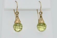 Load image into Gallery viewer, DS Lemon-lime Citrine Drop Earrings
