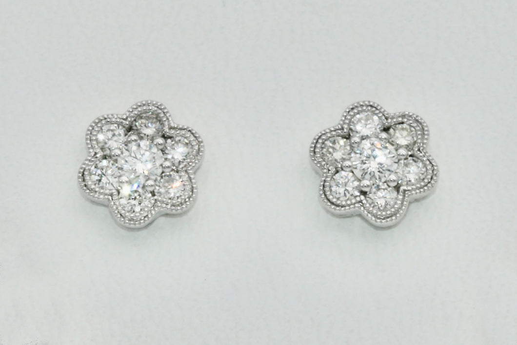 Floral Diamond Cluster, small version