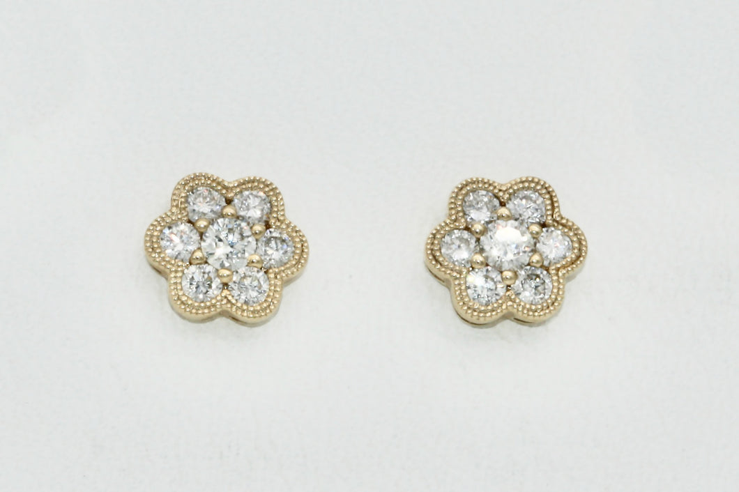 Floral Diamond Cluster, small version