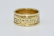 Load image into Gallery viewer, Ma Grand-Mère Bien-Aimée Engraved Band
