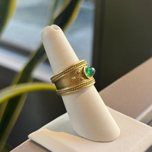 Load image into Gallery viewer, DS Cigar Band with Green Tourmaline
