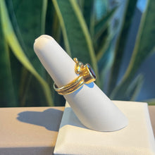 Load image into Gallery viewer, DS Bezel-Set Oval Pink Tourmaline Ring
