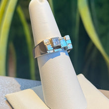 Load image into Gallery viewer, DS Squares and Diamond Ring

