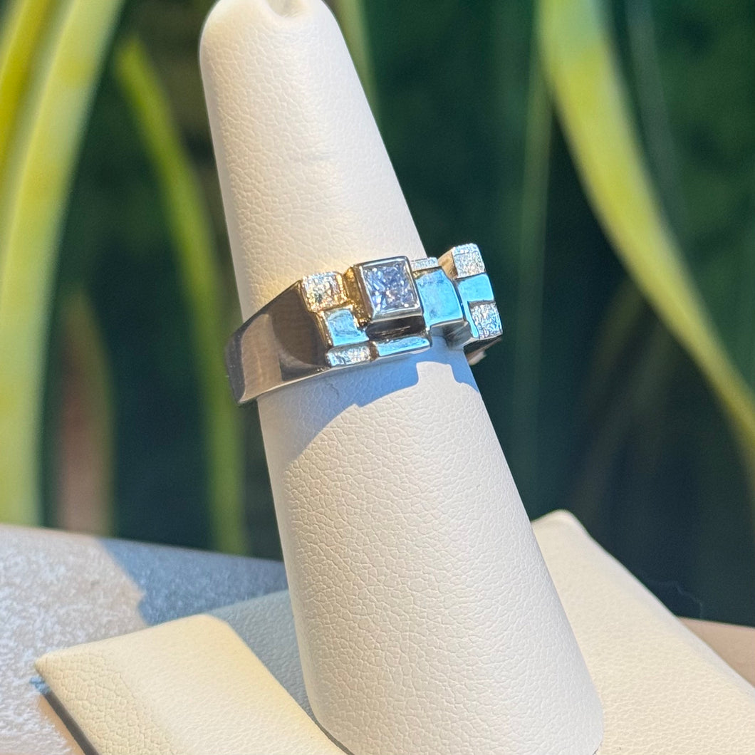 DS Squares and Diamond Ring