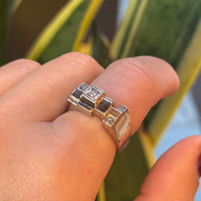 Load image into Gallery viewer, DS Squares and Diamond Ring
