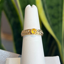 Load image into Gallery viewer, DS Yellow Topaz Twisted Band
