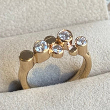 Load image into Gallery viewer, DS Diamond Stacked Bezels Ring
