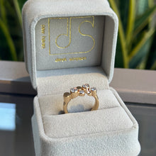 Load image into Gallery viewer, DS Diamond Stacked Bezels Ring
