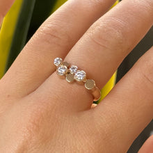 Load image into Gallery viewer, DS Diamond Stacked Bezels Ring
